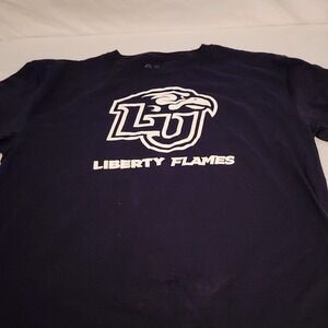 Liberty University Unisex Adult Navy Size XL Short Sleeve T‎ Shirt
